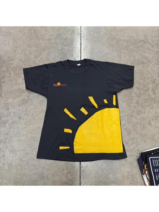 American Vintage Other - vintage sun foods supermarket black sunshine made in usa food shirt size medium